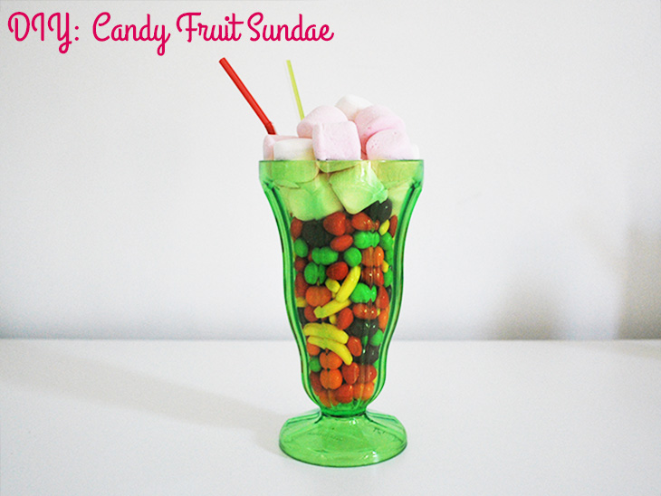 DIY: Candy Fruit Sundae Gift via Style for a Happy Home