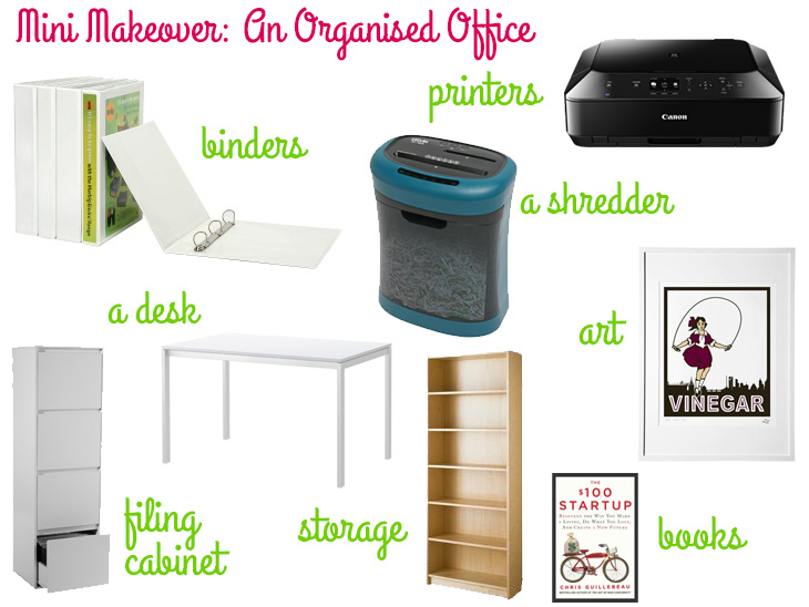 Mini Makeover: An Organised Office on Style for a Happy Home