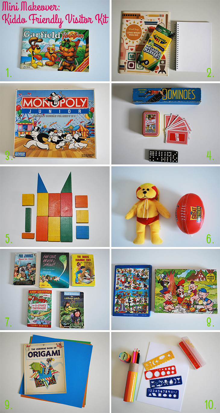 Mini Makeover: Kiddo Friendly Visitor Kit on Style for a Happy Home