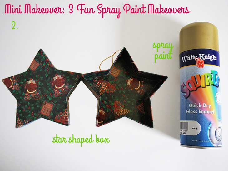 Mini Makeover: 3 Fun Spray Paint Makeovers on Style for a Happy Home