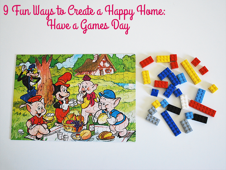 9 Fun Ways to Create a Happy Home: Have a Games Day on Style for a Happy Home