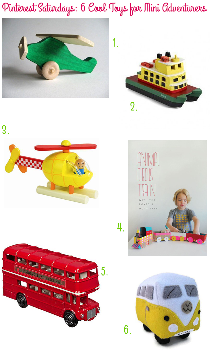 Pinterest Saturdays: 6 Cool Toys for Mini Adventurers on Style for a Happy Home