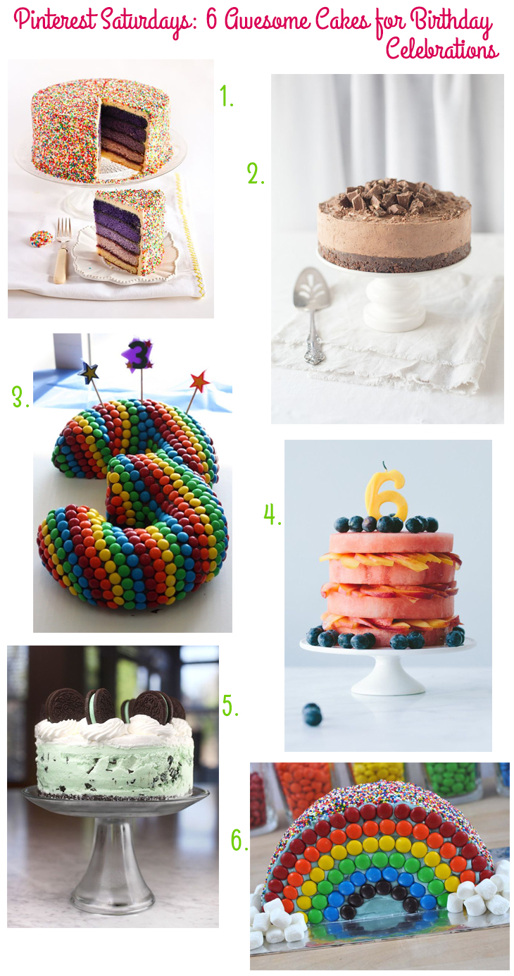 Pinterest Saturdays: 6 Awesome Cakes for Birthday Celebrations on Style for a Happy Home