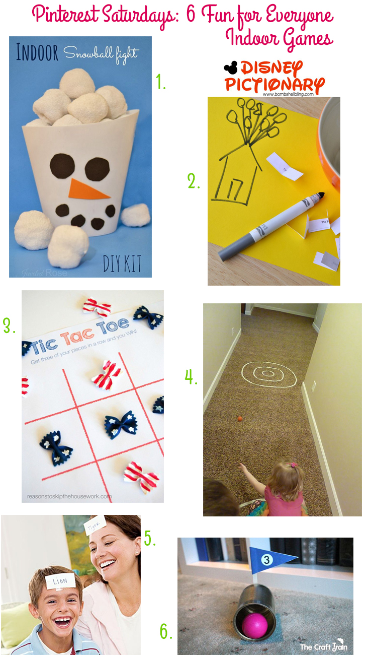 Pinterest Saturdays: 6 Fun for Everyone Indoor Games on Style for a Happy Home