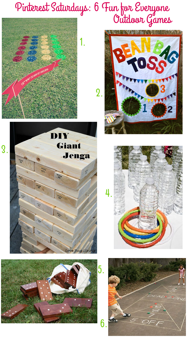 Pinterest Saturdays: 6 Fun for Everyone Outdoor Games on Style for a Happy Home