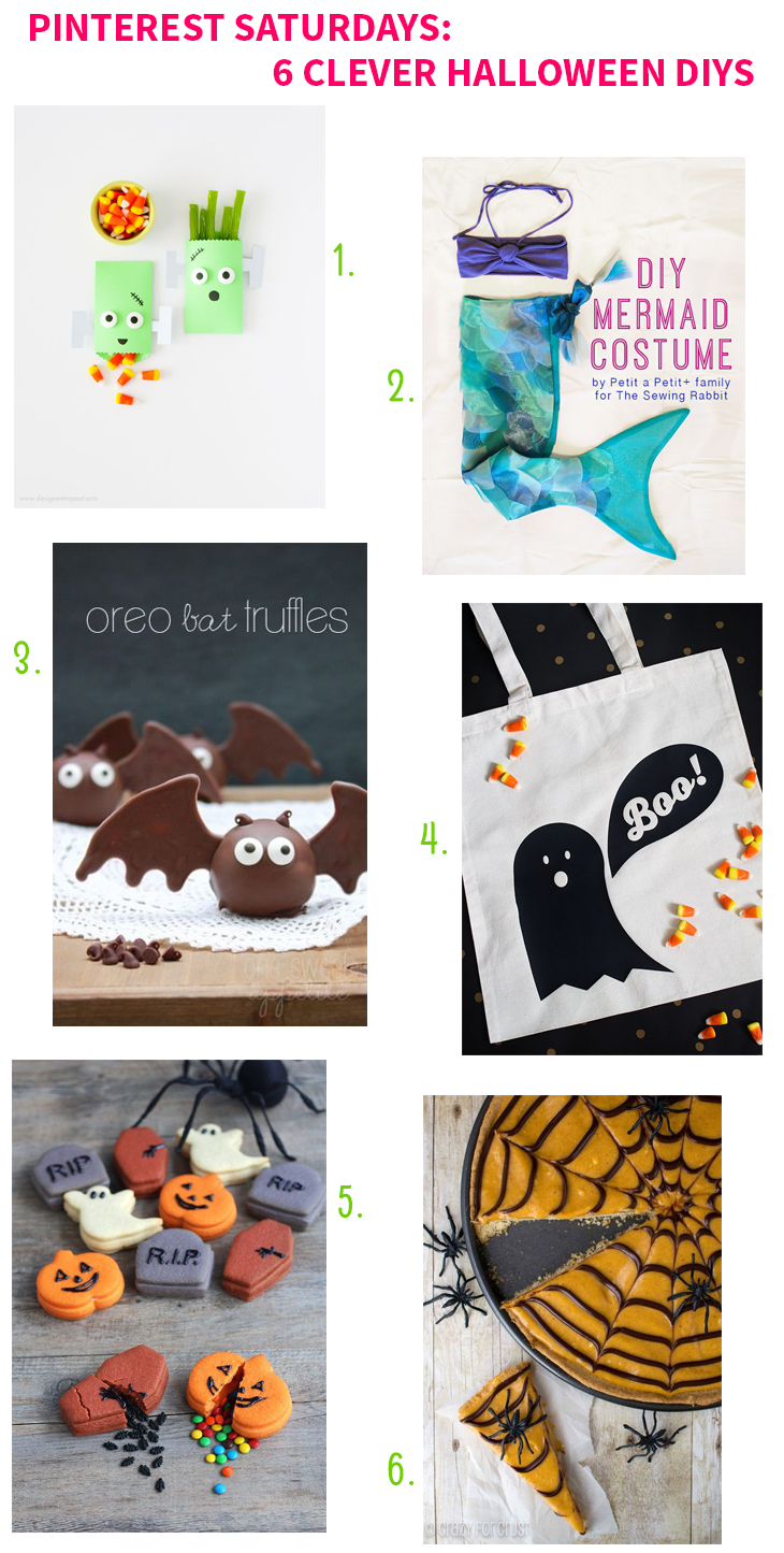 Pinterest Saturdays: 6 Clever Halloween DIYs on Style for a Happy Home // Click for details