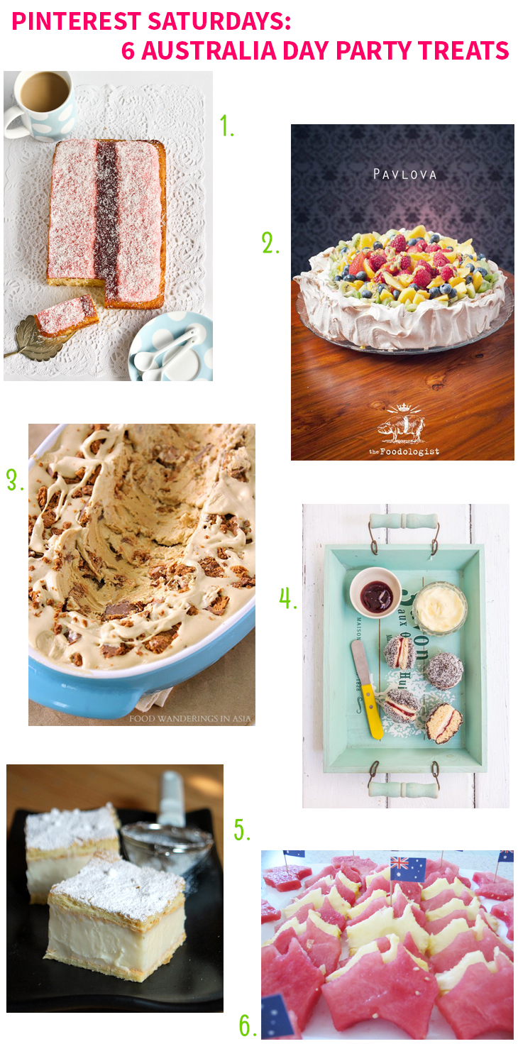Pinterest Saturdays: 6 Australia Day Party Treats on Style for a Happy Home // Click for details