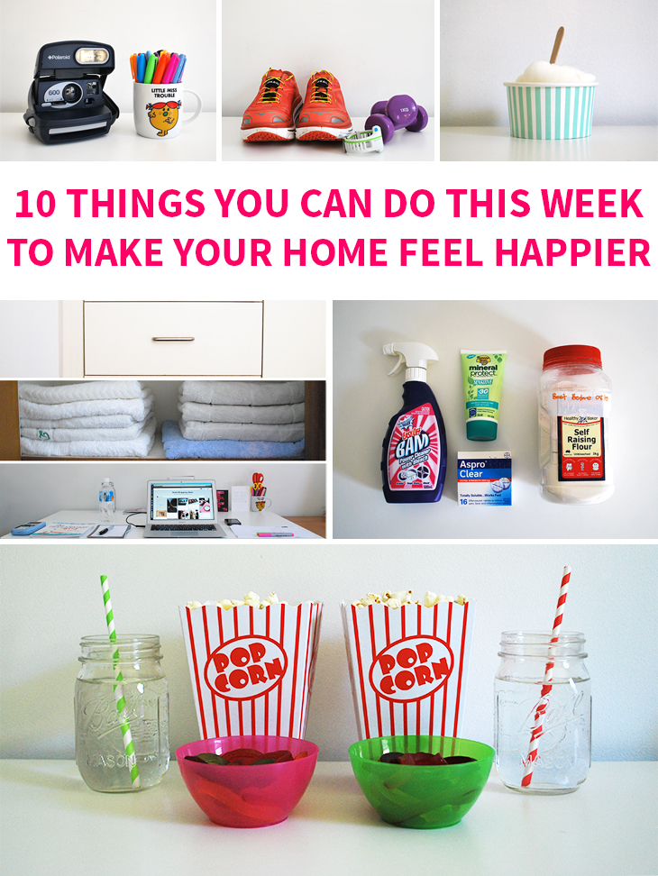10 Things You Can Do This Week to Make Your Home Feel Happier on Style for a Happy Home // Click for details