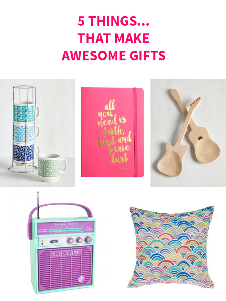5 Things... That Make Awesome Gifts in Style for a Happy Home // Click for details