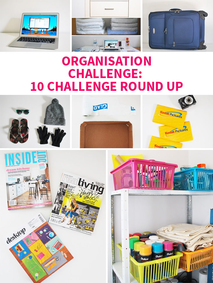Organisation Challenge: 10 Challenge Round Up on Style for a Happy Home // Click for more