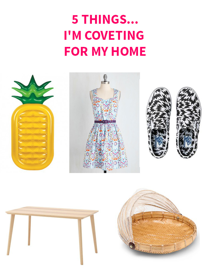 5 Things... I'm Coveting for My Home on Style for a Happy Home // Click for details