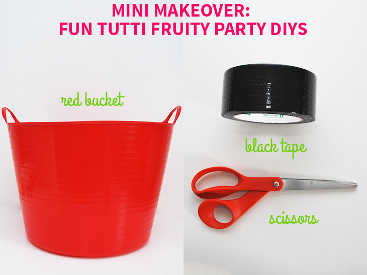 Mini Makeover: Fun Tutti Fruity Party DIYs on Style for a Happy Home // Click for DIY
