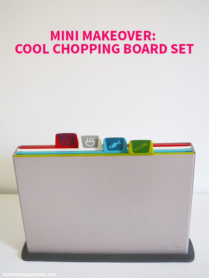 Mini Makeover: Cool Chopping Board Set on Style for a Happy Home // Click for review #sp