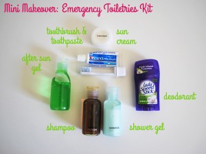 Mini Makeover: Emergency Toiletries Kit | Style for a Happy Home