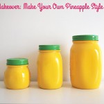 Mini Makeover: Make Your Own Pineapple Style Jars on Style for a Happy Home