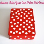 Mini Makeover: Make Your Own Polka Dot Travel Tin After on Style for a Happy Home